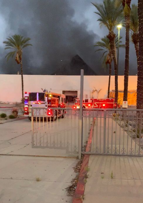 It took firefighters approximately an hour to knock down the blaze.